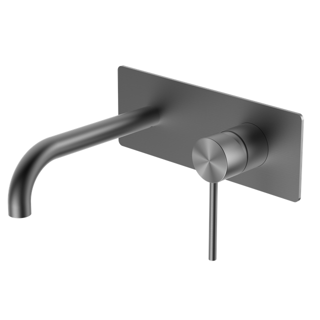 Klassischer, an der Wand montierter Einhand-Waschtischhahn aus Edelstahl, OEM-kundenspezifischer Waschbeckenhahn
