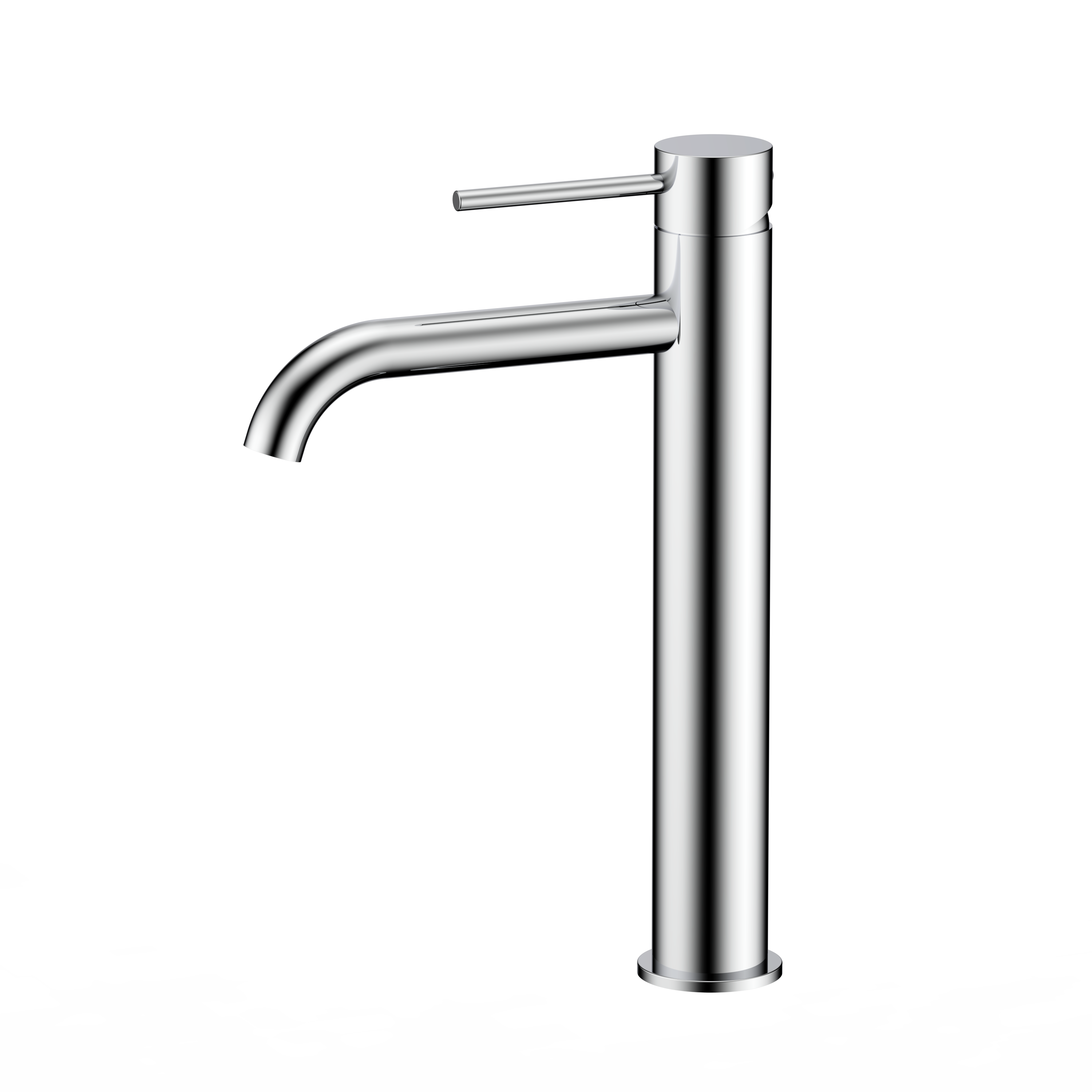 Grifo de lavabo de dise&ntilde;o de moda, grifo de lavabo de ba&ntilde;o de acero inoxidable 304 montado en cubierta, mezclador de agua fr&iacute;a y caliente sin plomo