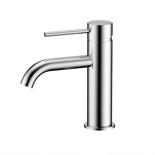 Gro&szlig;handel mit Wasserzeichen, poliertem Einhand-Messing-Waschtischarmaturen, Badezimmer-Wasserhahn