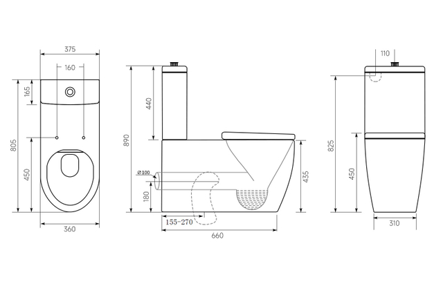 衛生陶器障害者用トイレ障害者用トイレツーピースモダンセラミックトイレMWDセラミックバスルーム家具ラウンドホワイト