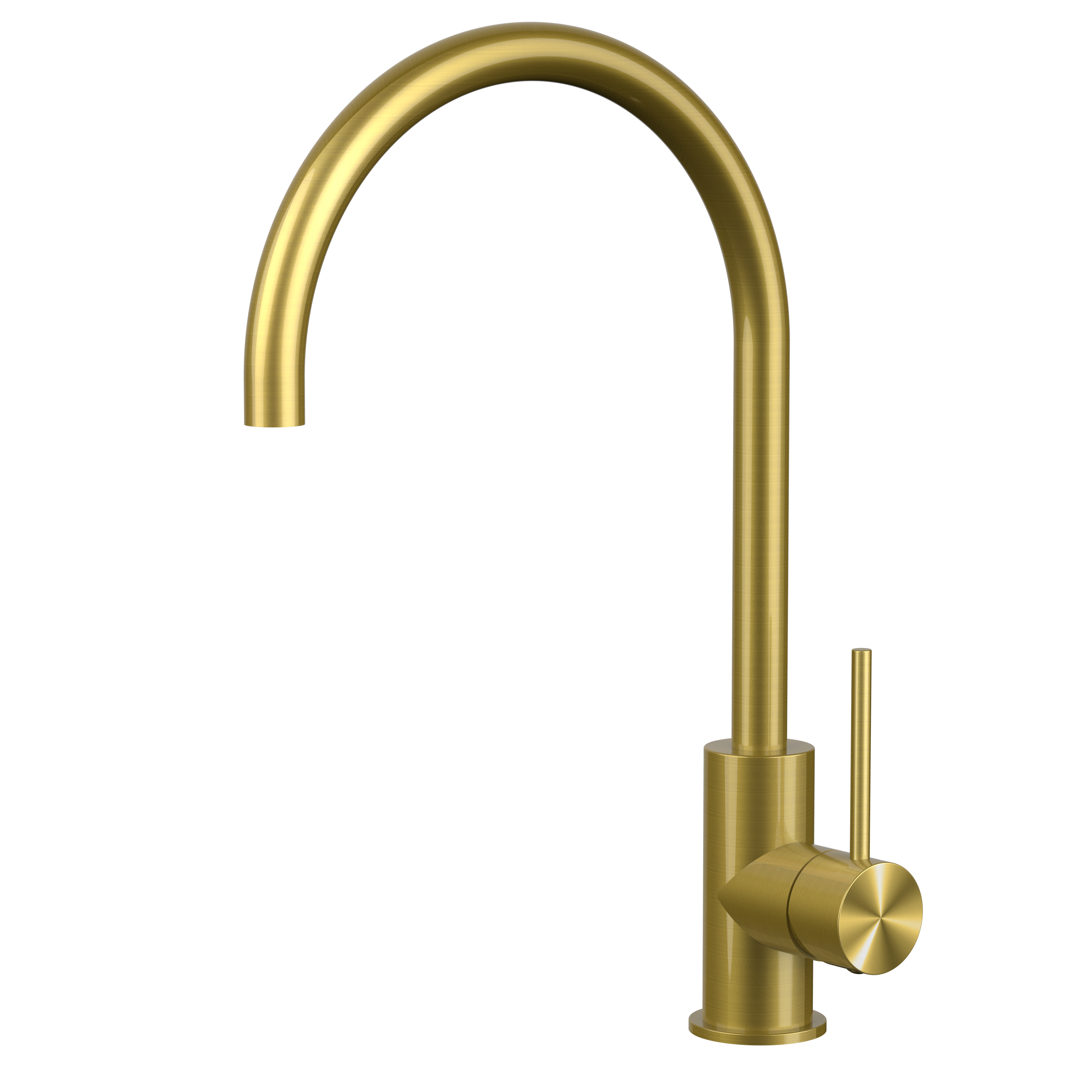 Хромированный кухонный смеситель из нержавеющей стали, смеситель для горячей и холодной воды